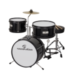 Batteria Junior Soundsation JDK313-BK 3 pezzi colore nero