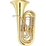 Yamaha YCB621 Basso Tuba Professionale in Do 4 Pistoni Orizontali Laccato