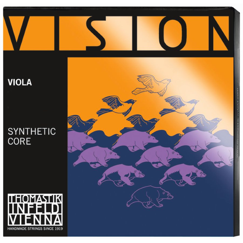 Thomastik VI23 SOLVision viola Synthetic Core, Rivestito Argento