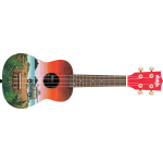 Kala UK-SURFARI Ukulele soprano c/grafiche