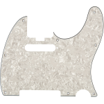 Fender Elite Tele Pickguards White Moto Backplates 0992193005