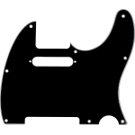 Fender Standard Telecaster Pickguard 3-ply BLACK