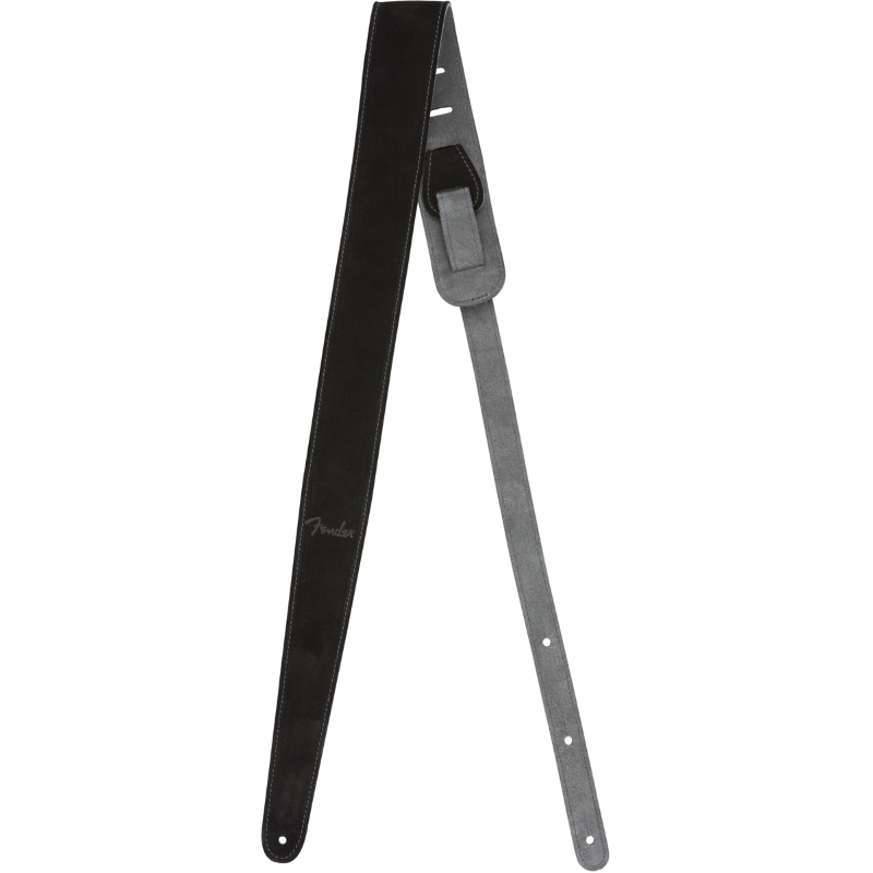 Fender Reversible Suede Strap Black and Gray Tracolla per chitarra in pelle 0990691006