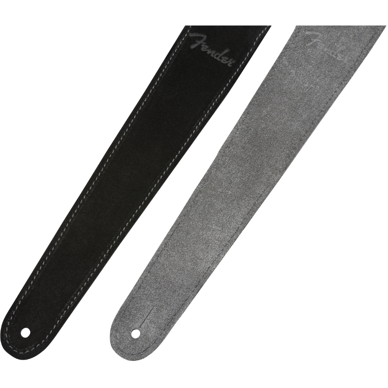 Fender Reversible Suede Strap Black and Gray Tracolla per chitarra in pelle 0990691006
