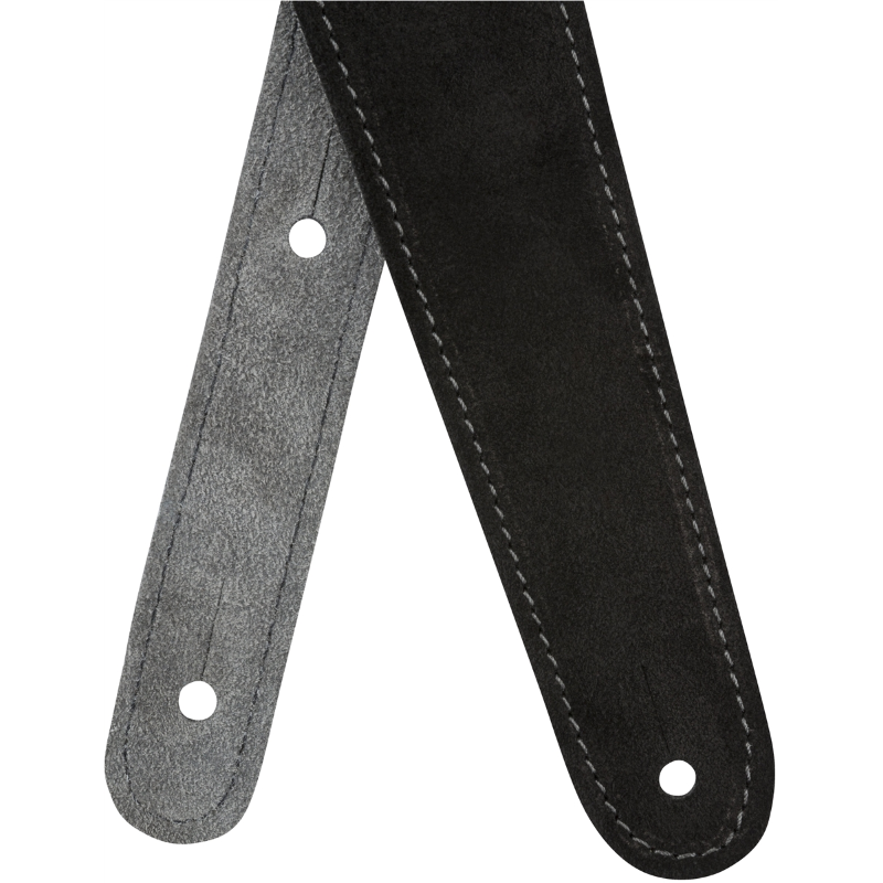 Fender Reversible Suede Strap Black and Gray Tracolla per chitarra in pelle 0990691006