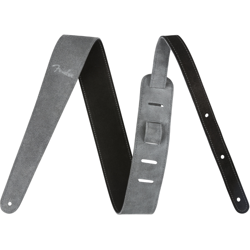 Fender Reversible Suede Strap Black and Gray Tracolla per chitarra in pelle 0990691006