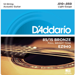 D'addario EZ940 Muta Corde per Chitarra Acustica a 12 Corde