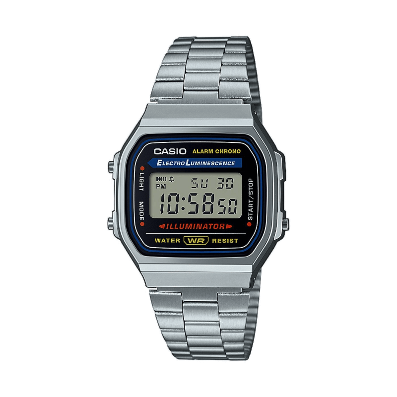 Casio A168WA-1YES Orologio da Polso Argento Idee Regalo