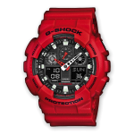 Casio GA-100B-4AER Orologio da Polso Rosso