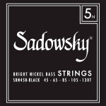 Sadowsky SBN45B-B1 Corde  basso elettrico 45-130 Black Label Nickel