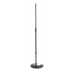 K&M asta microfonica impilabile nera 26045-300-55