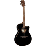 Lag T118ASCE-BLK Chitarra Acustica Auditorium Slim Cutaway EQ Black