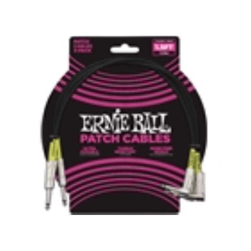 Ernie Ball 6076 Cavo Patch Black 46 cm 3 pz