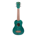 Kala KA-SEMB - Ukulele soprano Exotic Mahogany - Blue - c/borsa