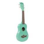 Kala MK-SS/GRN - Ukulele soprano Shark - Surf Green - c/borsa