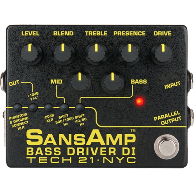 Tech21 SansAmp Bass Driver DI (v2) preamplificatore a pedale per basso