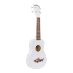 Kala MK-SS/WHT - Ukulele soprano Shark - Great White - c/borsa