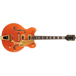 Gretsch G5422TG Electromatic® Classic Hollow Body Double-Cut with Bigsby® and Gold Hardware, Orange Stain
