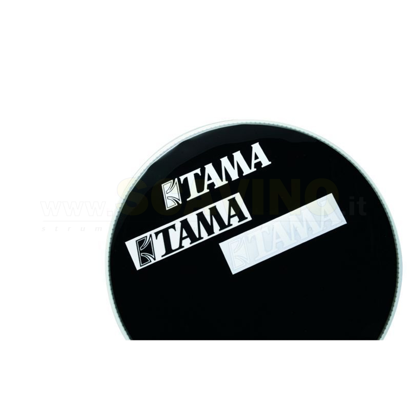 TLS100-BK - adesivo logo Tama (50mm x 230mm) - nero