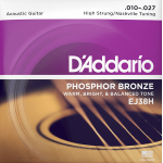 D'addario EJ38H Corde Nashville Phosphor Bronze, High Strung Tuning, 10-27