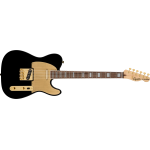 Squier 40th Anniversary Telecaster®, Gold Edition, Laurel Fingerboard, Gold Anodized Pickguard, Black 0379400506