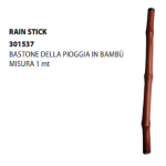 Bastone della Pioggia cm.100 RAIN STICK IN BAMBU