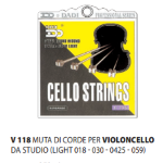 Corde cello V118 Set 4/4