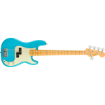 Fender American Professional II Precision Bass® V Maple Fingerboard, Miami Blue 0193962719