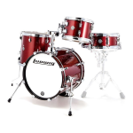 Ludwig LC179X025 Breakbeats Wine Red