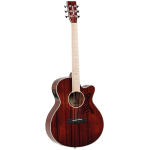 Tanglewood TW4-BLB - Chitarra acustica elettrificata - Barossa Red Gloss