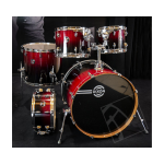 Dixon FSP-418 CRF - shell kit Fuse Pro - finitura Gloss Candy Red Fade