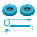 Pioneer HC-CP08-L Cavo e earpad blue hc-cp08-l ricambio pioneer per hdj-cue1