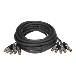 Cavo CBLMLT8-10 Ciabatta con 8 XLR (M) + 8 XLR 8F) 10 metri