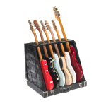 Stagg GDC-6 Case che una volta aperto permette di esporvi 6 chitarre elettriche o 3 chitarre acustiche 