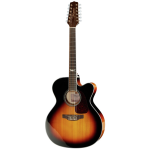 Takamine GJ72CE-12-BSB - Chitarra 12 corde jumbo cutaway elettrificata - Serie G Series