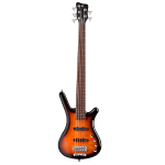 Warwick CORVETTE CLASSIC 5 - Rockbass Series - Almond Sunburst Transparent High Polish