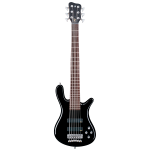 Warwick STREAMER LX 6 - Teambuilt Pro Series - Solid Black High Polish