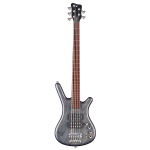 Warwick CORVETTE $$ 5 - Teambuilt Pro Series - Nirvana Black Transparent Satin