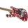 EVH Striped Series Frankenstein™ Frankie, Maple Fingerboard, Red with Black Stripes Relic