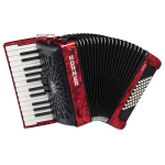 FISARMONICA HOHNER BRAVO II 48 BASSI ROSSA