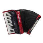 Fisarmonica HOHNER BRAVO III 80 Bassi Rossa 7+3