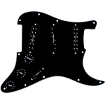 Seymour Duncan PICKGRD ASSY,EVERYTHING AXE,BLK