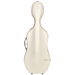 Bam SUP1005XLWO CUSTODIA HIGHTECH" SUPREME ICE IN POLICARBONATO PER VIOLONCELLO - WHITE - ORANGE VERSION"