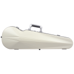 Bam SUP2002XLWS CUSTODIA HIGHTECH" SUPREME ICE CONTOURED IN POLICARBONATO PER VIOLINO - WHITE - SILVER VERSION"