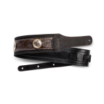 Taylor Grand Pacific Strap,Blk Lthr/Ni Concho,3"   Black