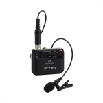 Zoom F2 Black Registratore Audio con Microfono Lavalier Nero