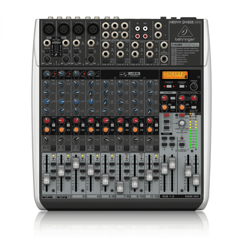 Behringer Xenyx QX1622USB Mixer Passivo 16 Ingressi con