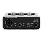 Behringer UM2 Interfaccia Audio USB 2x2 con Preamplificatore Microfonico Xenyx