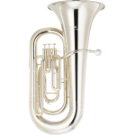 Yamaha YEB201S Basso Tuba  Mib 3 pistoni Argentata