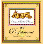 LaBella 8SG Muta di corde per chitarra classica 8 corde